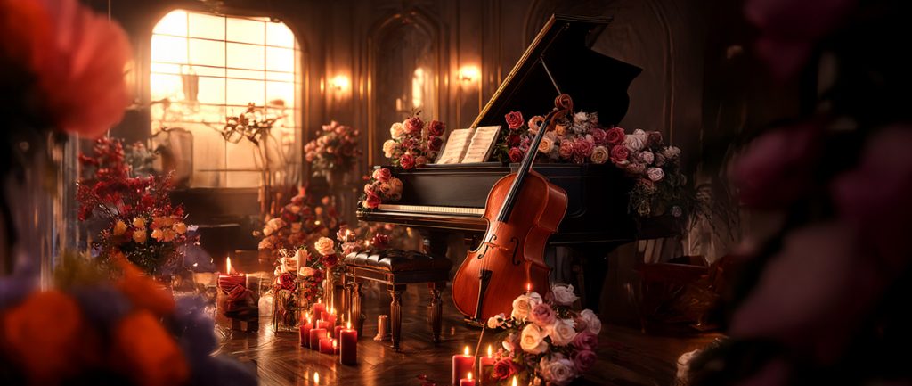 Valentine’s Concert with candles Piano | Cello